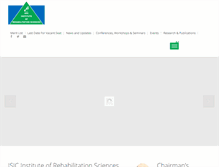 Tablet Screenshot of isicinstitute.com